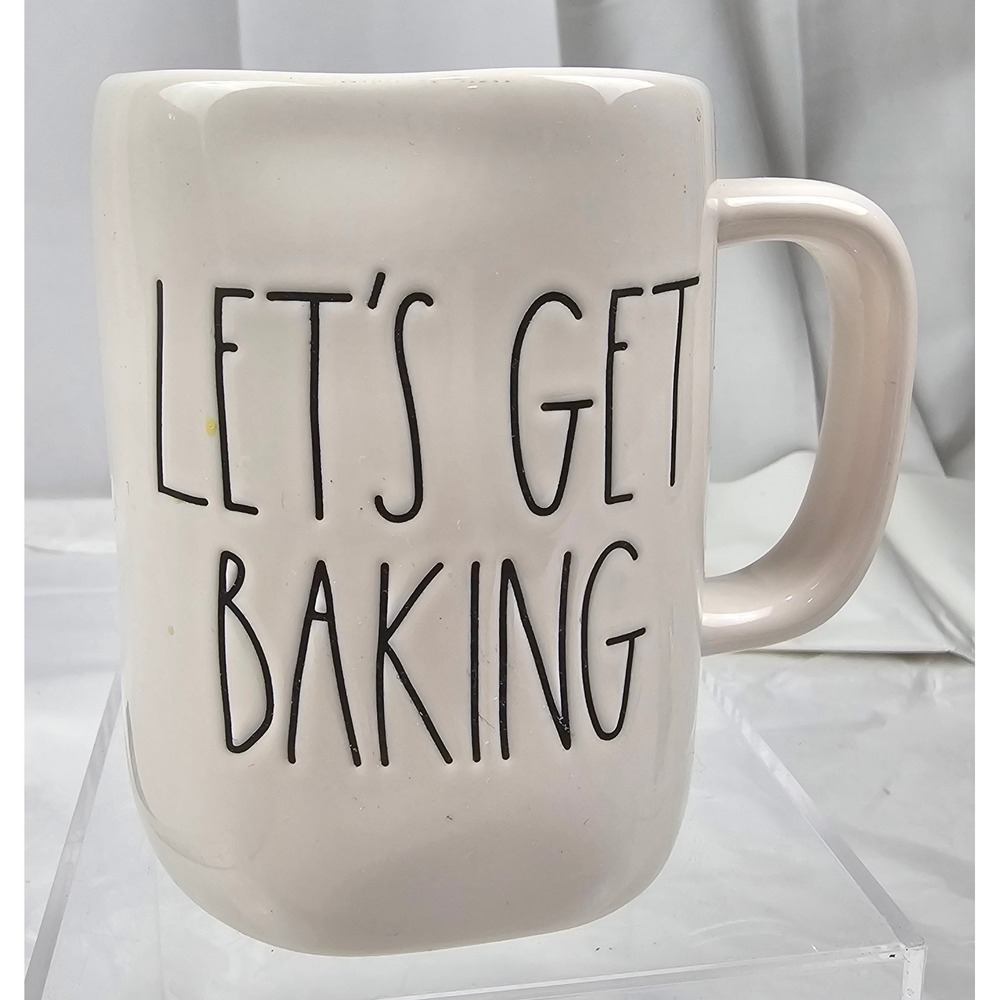 Rae Dunn Lets Get Baking Gingerbread Man Mug Red‎ Interior Artisan Collection